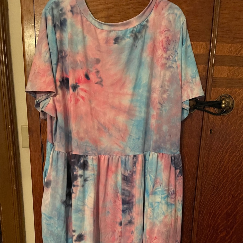 Tye Dye Mid-length Dress